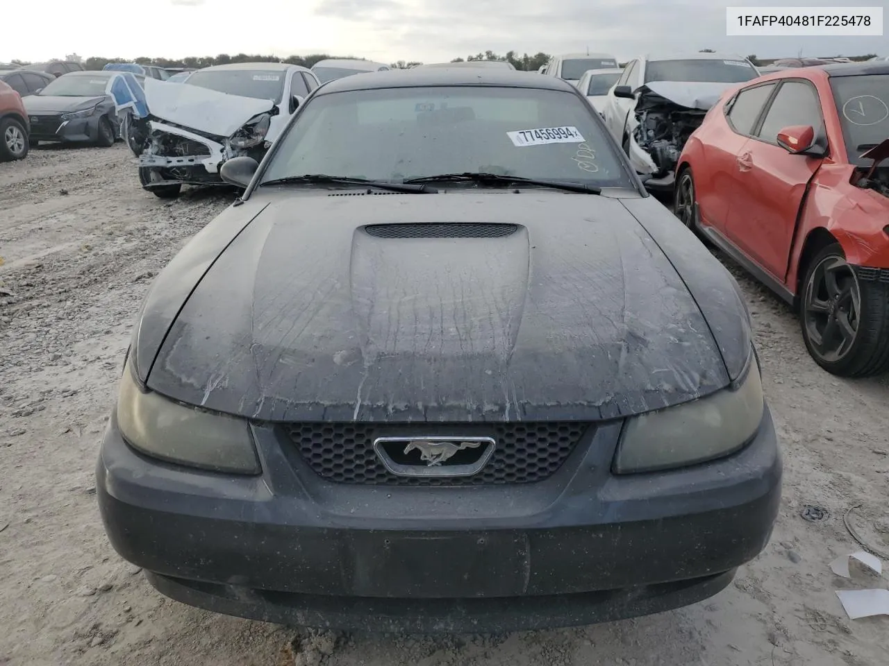 2001 Ford Mustang VIN: 1FAFP40481F225478 Lot: 77456994