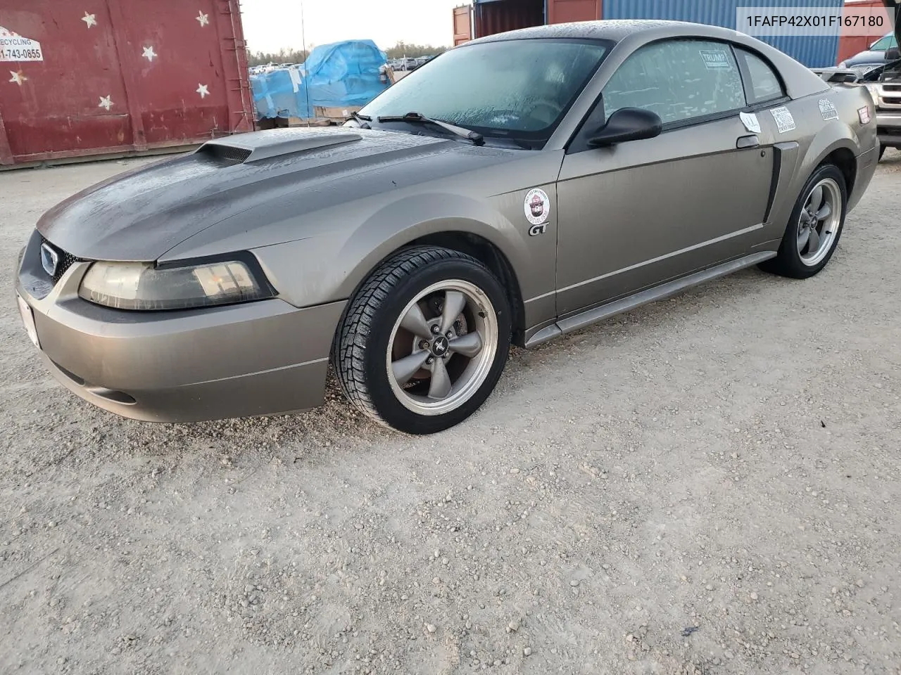 2001 Ford Mustang Gt VIN: 1FAFP42X01F167180 Lot: 79207354