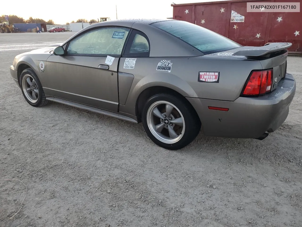 2001 Ford Mustang Gt VIN: 1FAFP42X01F167180 Lot: 79207354