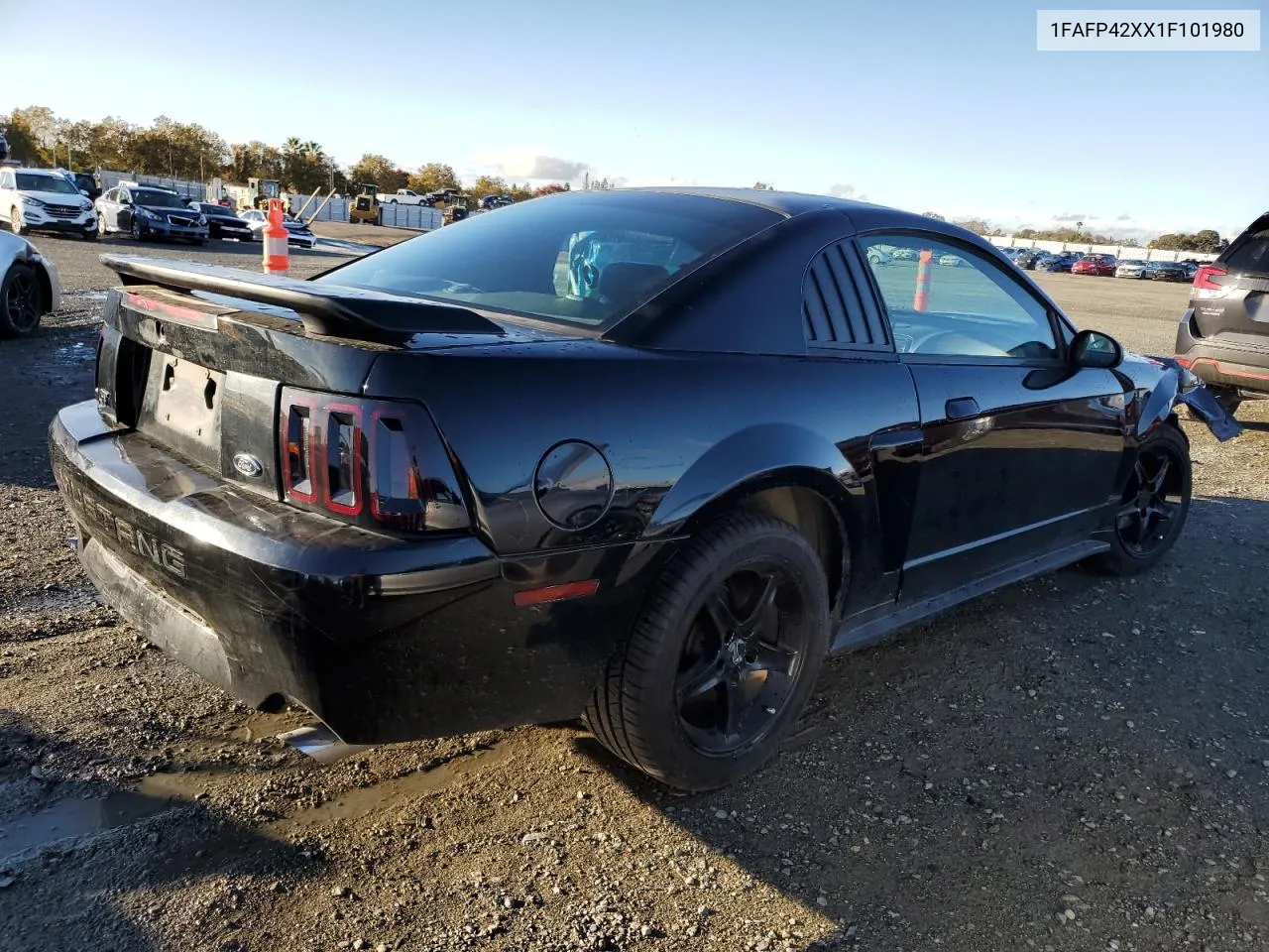 2001 Ford Mustang Gt VIN: 1FAFP42XX1F101980 Lot: 79267014