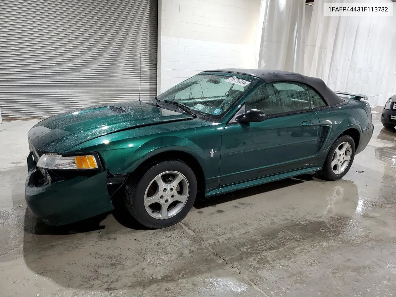 2001 Ford Mustang VIN: 1FAFP44431F113732 Lot: 79775414