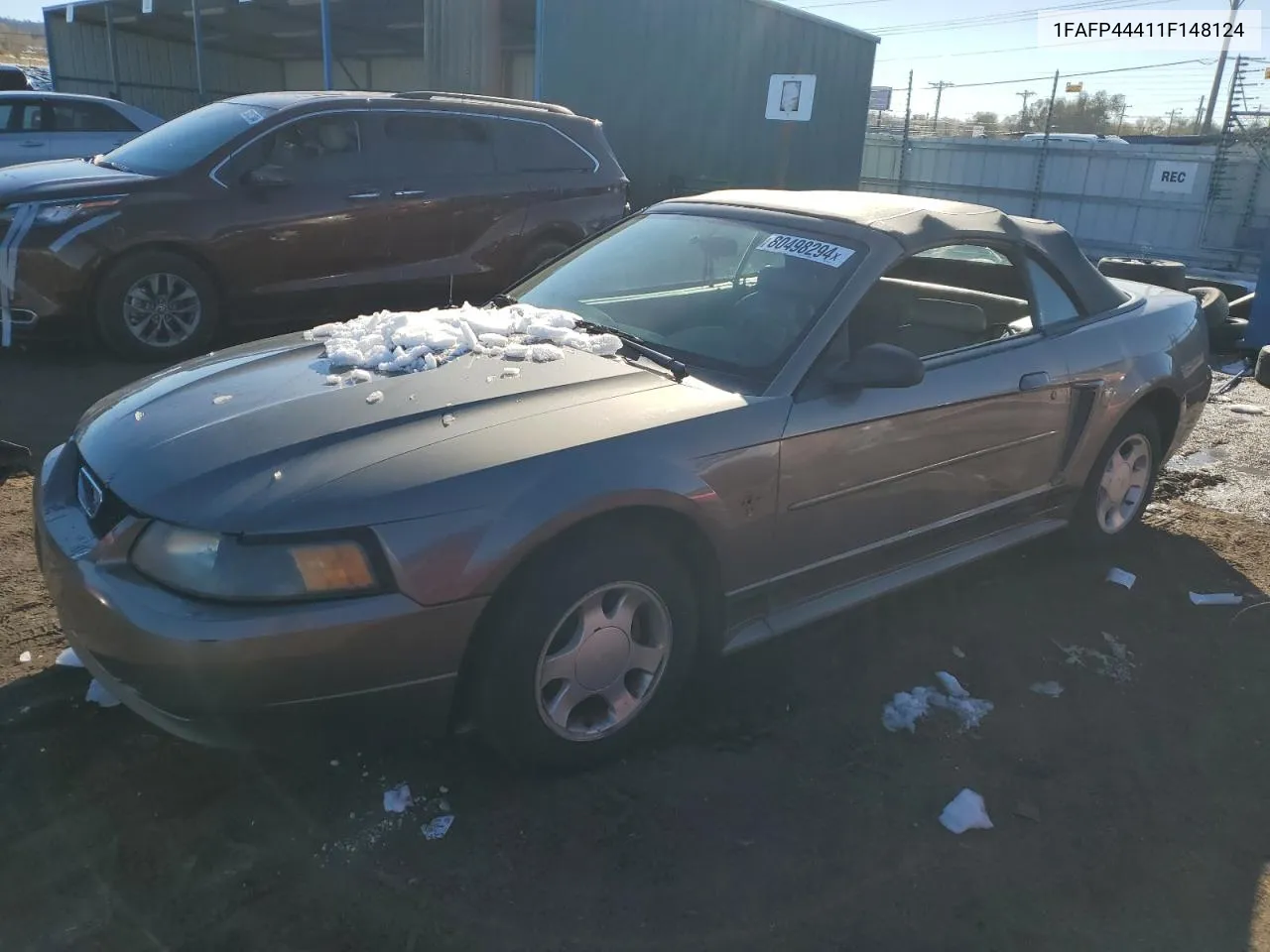 2001 Ford Mustang VIN: 1FAFP44411F148124 Lot: 80498294