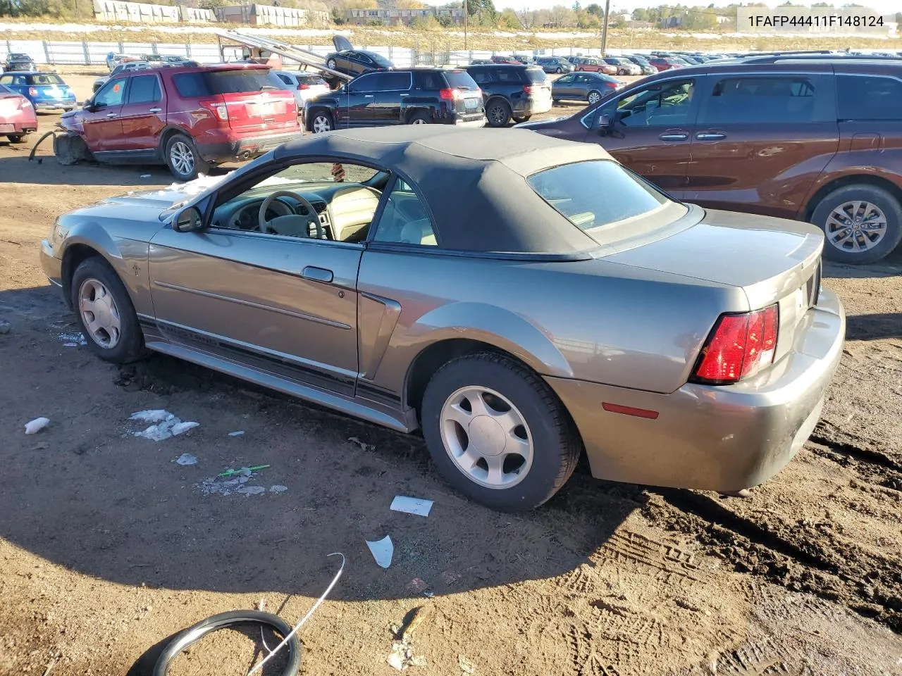 2001 Ford Mustang VIN: 1FAFP44411F148124 Lot: 80498294