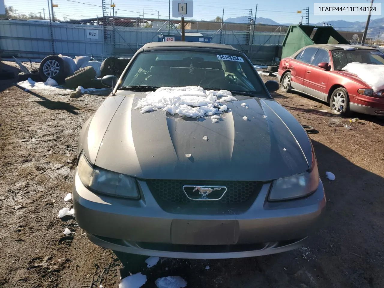 2001 Ford Mustang VIN: 1FAFP44411F148124 Lot: 80498294