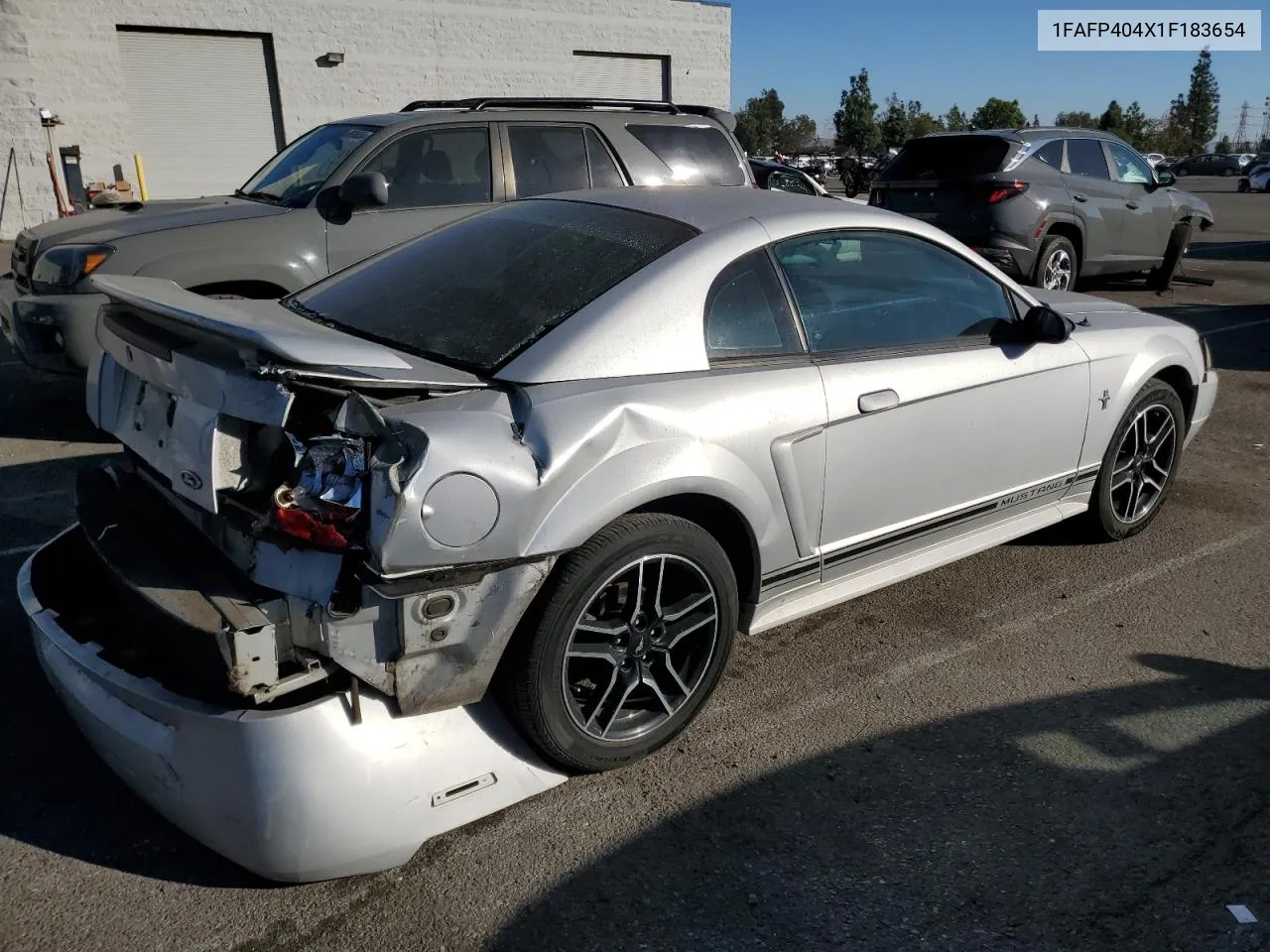 2001 Ford Mustang VIN: 1FAFP404X1F183654 Lot: 80697694