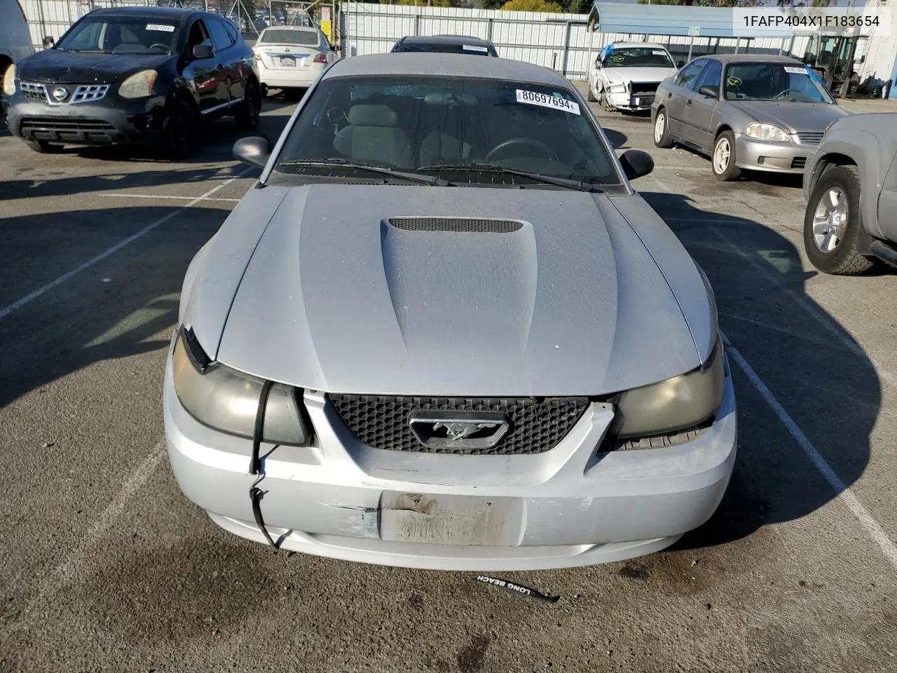 2001 Ford Mustang VIN: 1FAFP404X1F183654 Lot: 80697694