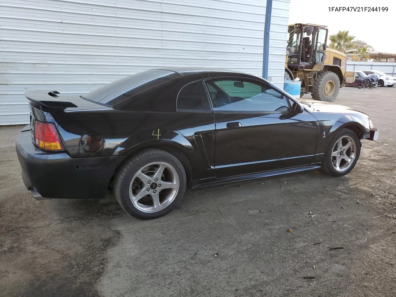 2001 Ford Mustang Cobra Svt VIN: 1FAFP47V21F244199 Lot: 80760544