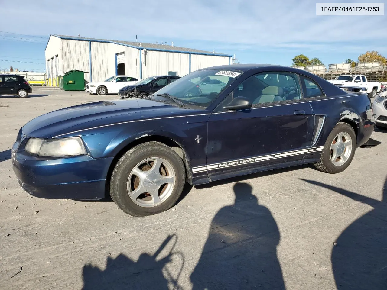 2001 Ford Mustang VIN: 1FAFP40461F254753 Lot: 81829264