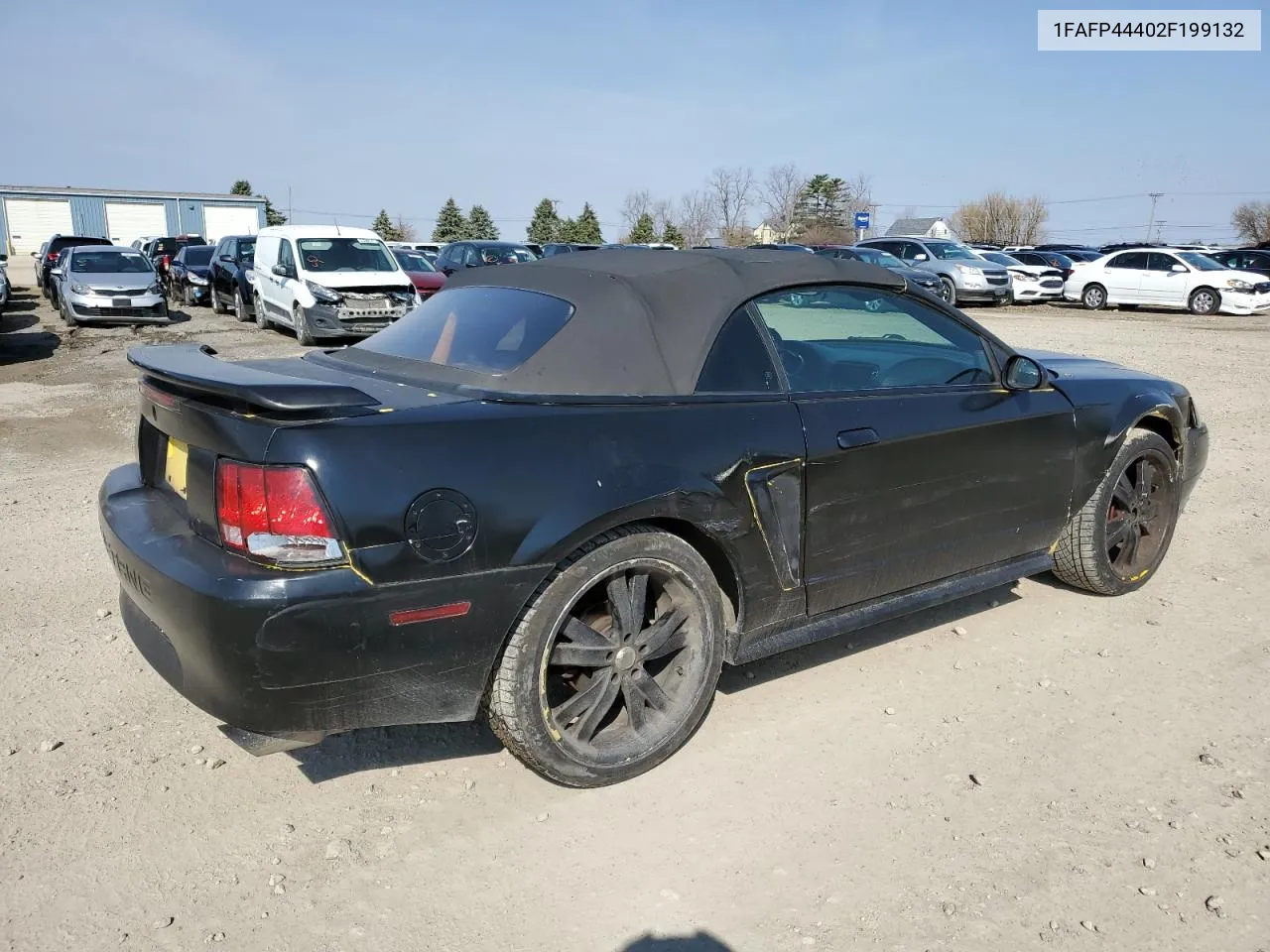 2002 Ford Mustang VIN: 1FAFP44402F199132 Lot: 48876984