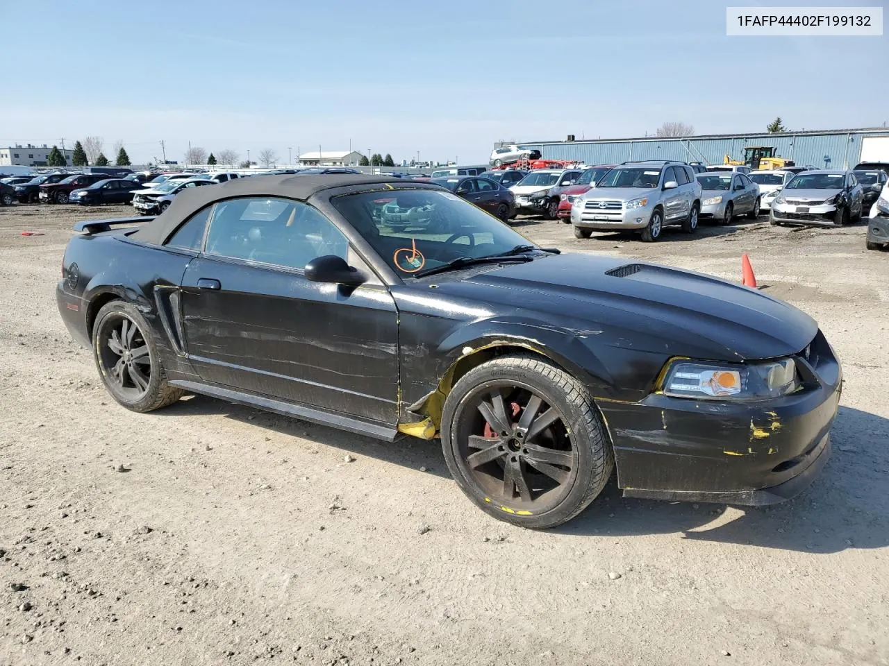 2002 Ford Mustang VIN: 1FAFP44402F199132 Lot: 48876984