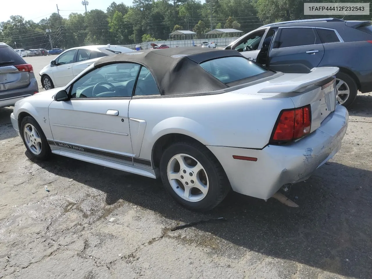 2002 Ford Mustang VIN: 1FAFP44412F232543 Lot: 56610534