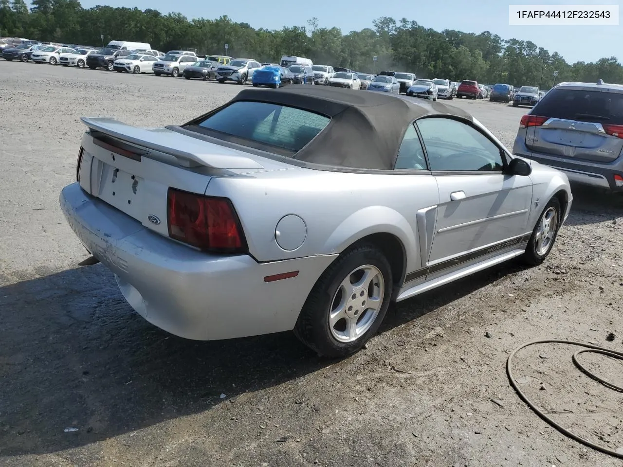 2002 Ford Mustang VIN: 1FAFP44412F232543 Lot: 56610534