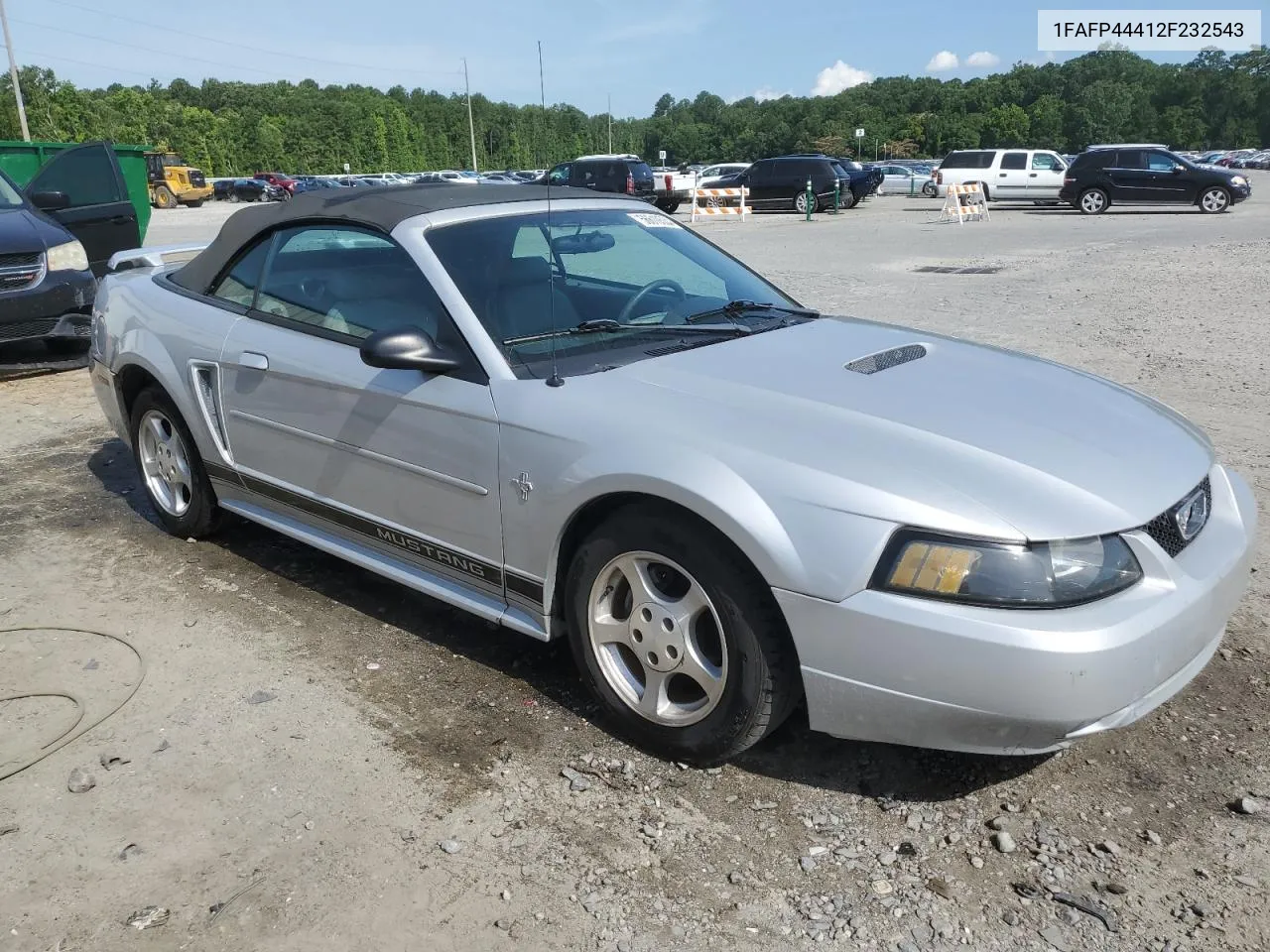 2002 Ford Mustang VIN: 1FAFP44412F232543 Lot: 56610534