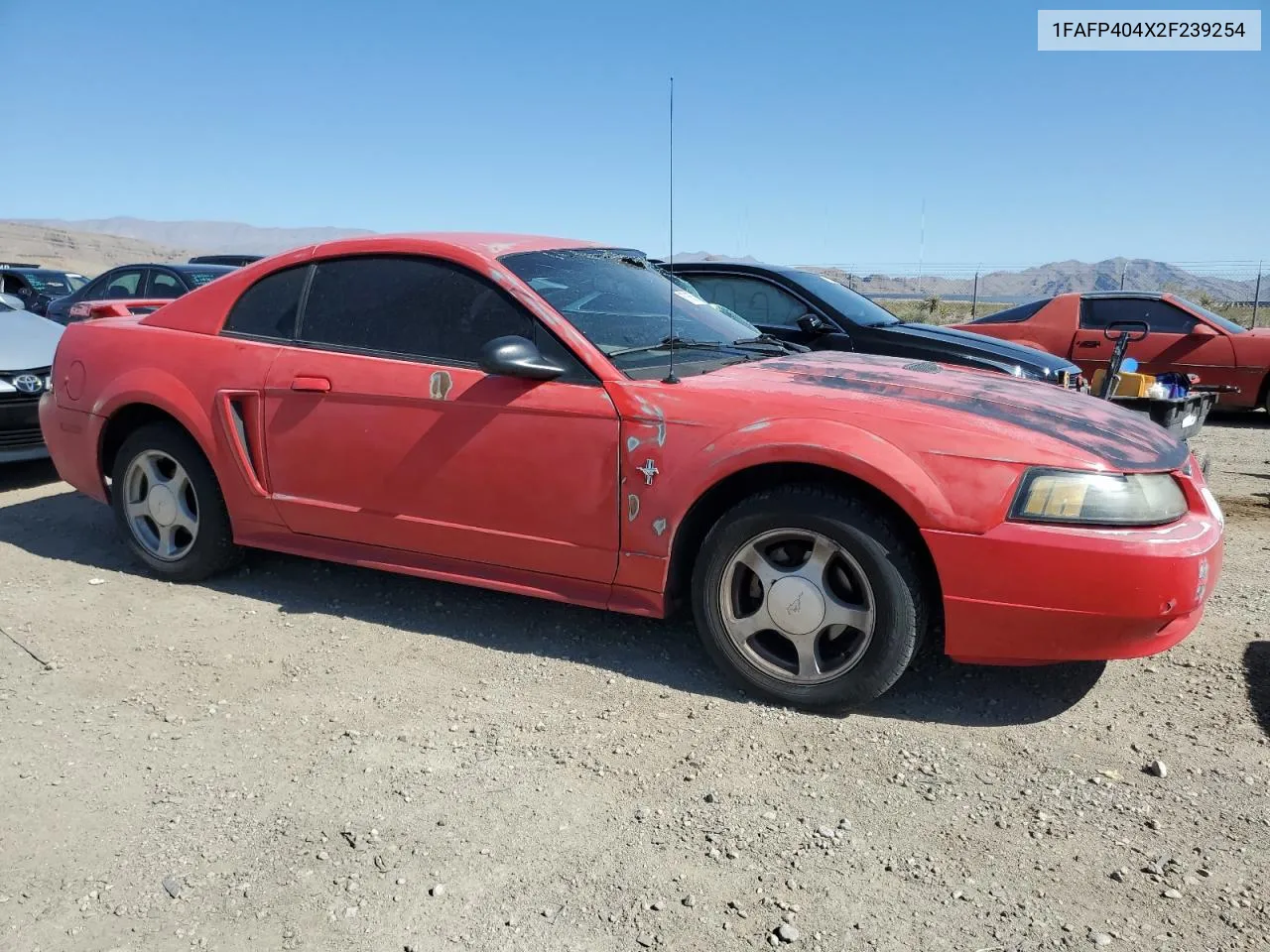 2002 Ford Mustang VIN: 1FAFP404X2F239254 Lot: 57365374