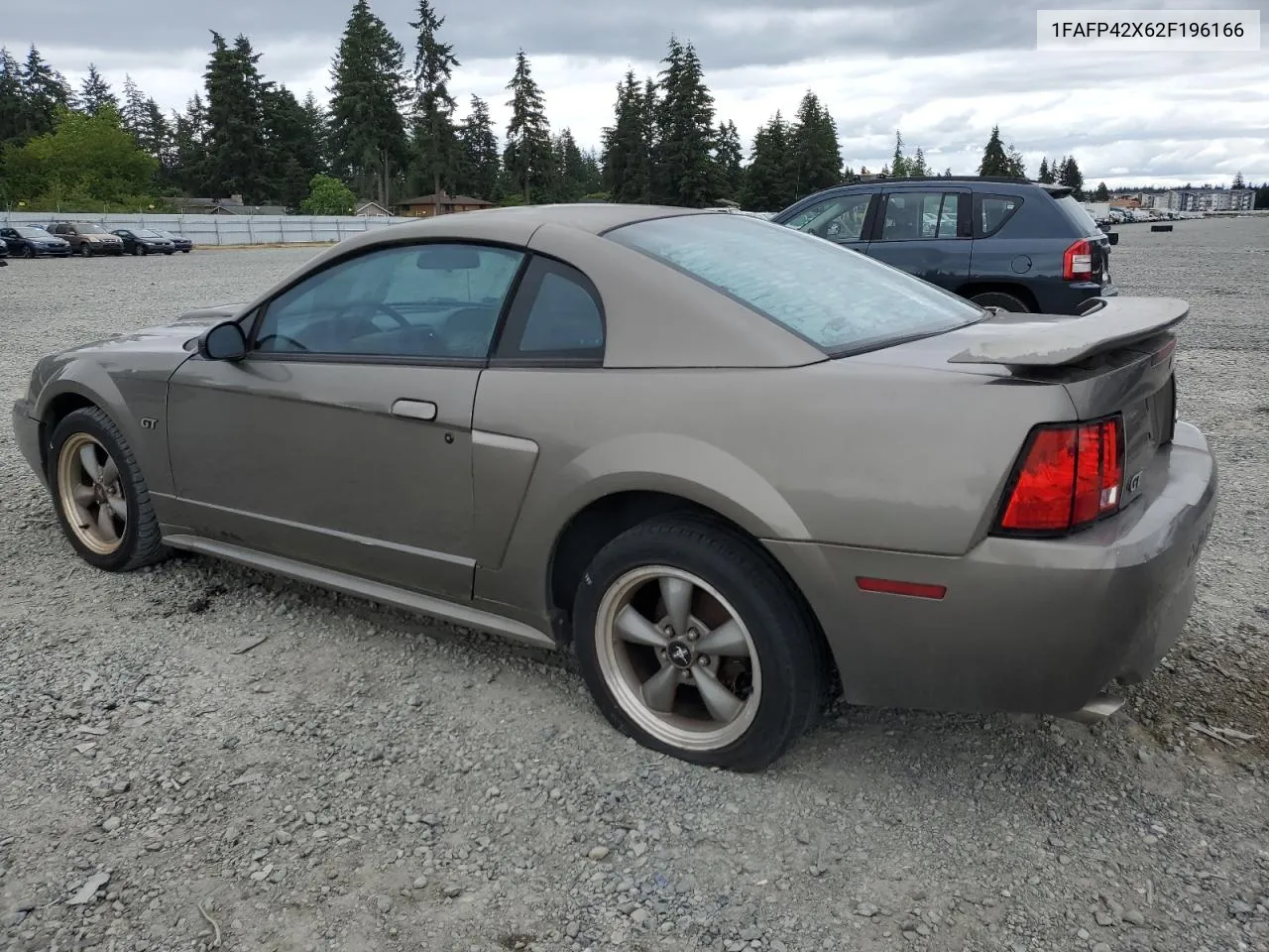 2002 Ford Mustang Gt VIN: 1FAFP42X62F196166 Lot: 59164674