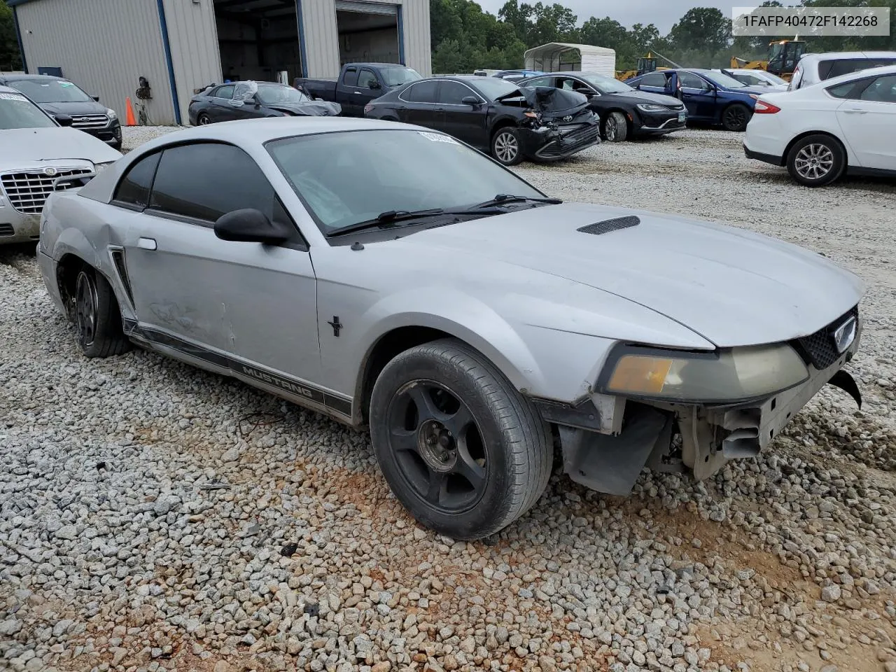 2002 Ford Mustang VIN: 1FAFP40472F142268 Lot: 61876184