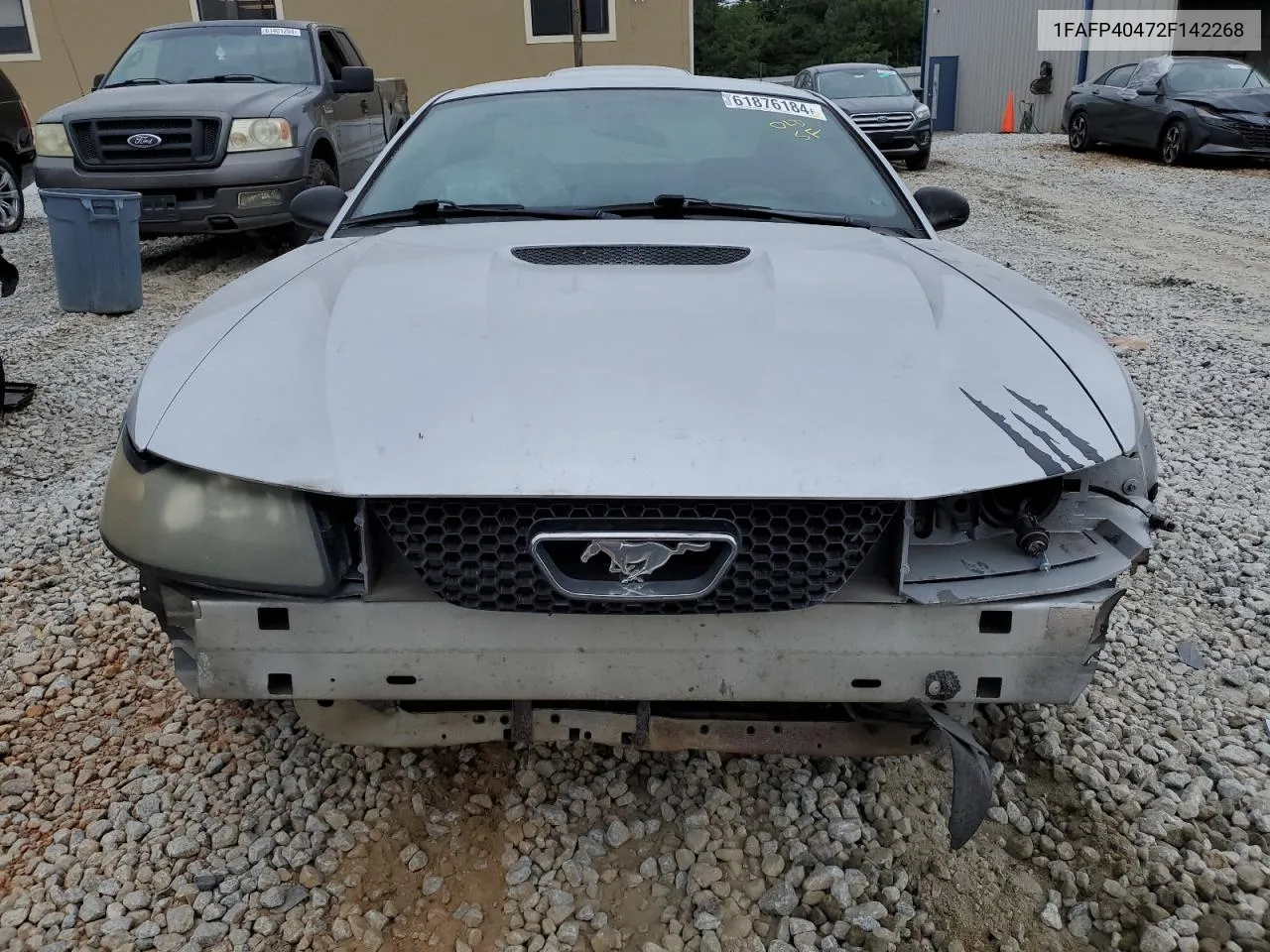 2002 Ford Mustang VIN: 1FAFP40472F142268 Lot: 61876184