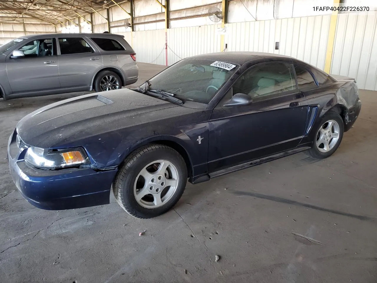 2002 Ford Mustang VIN: 1FAFP40422F226370 Lot: 62499984