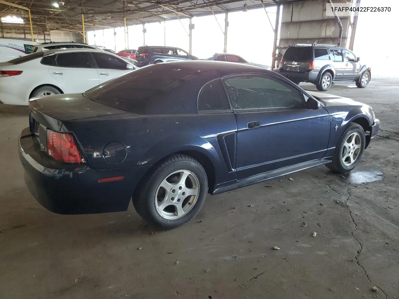 2002 Ford Mustang VIN: 1FAFP40422F226370 Lot: 62499984