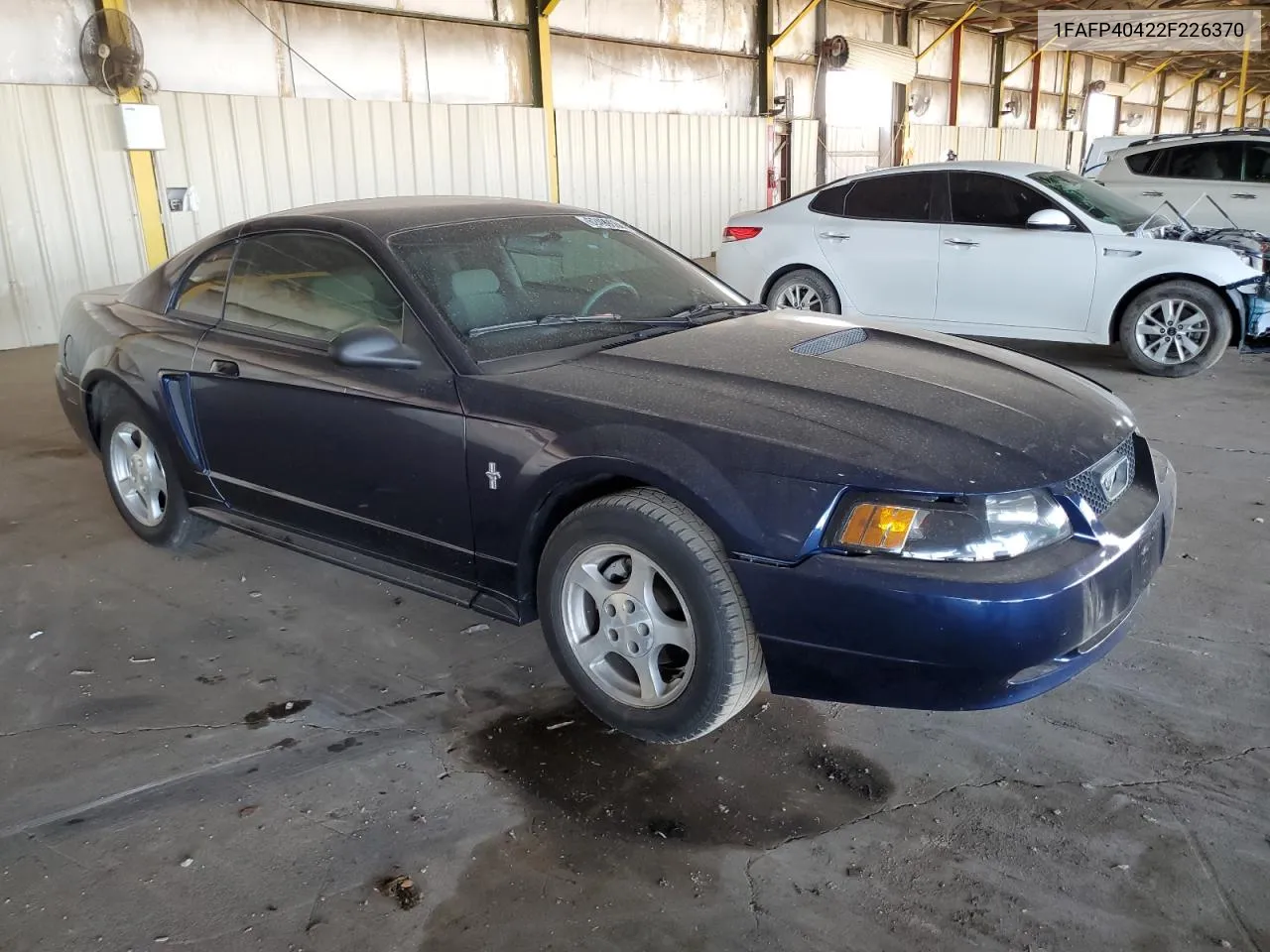 2002 Ford Mustang VIN: 1FAFP40422F226370 Lot: 62499984