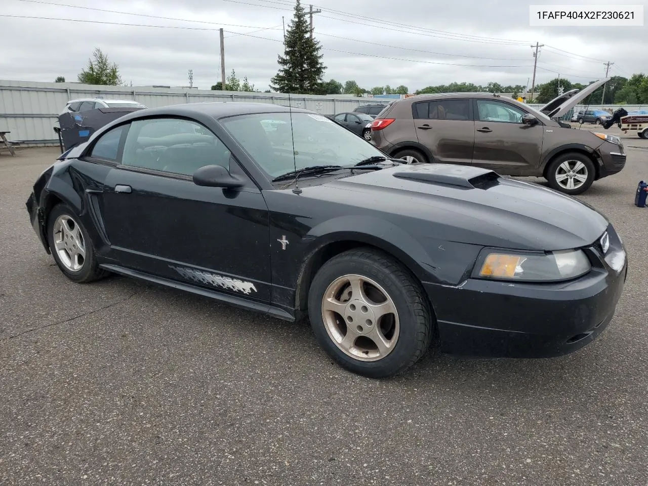 2002 Ford Mustang VIN: 1FAFP404X2F230621 Lot: 63899364