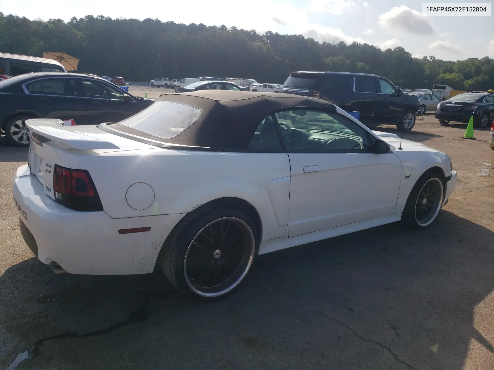 2002 Ford Mustang Gt VIN: 1FAFP45X72F152804 Lot: 65064654