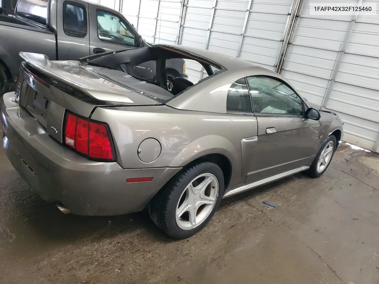 2002 Ford Mustang Gt VIN: 1FAFP42X32F125460 Lot: 66472304