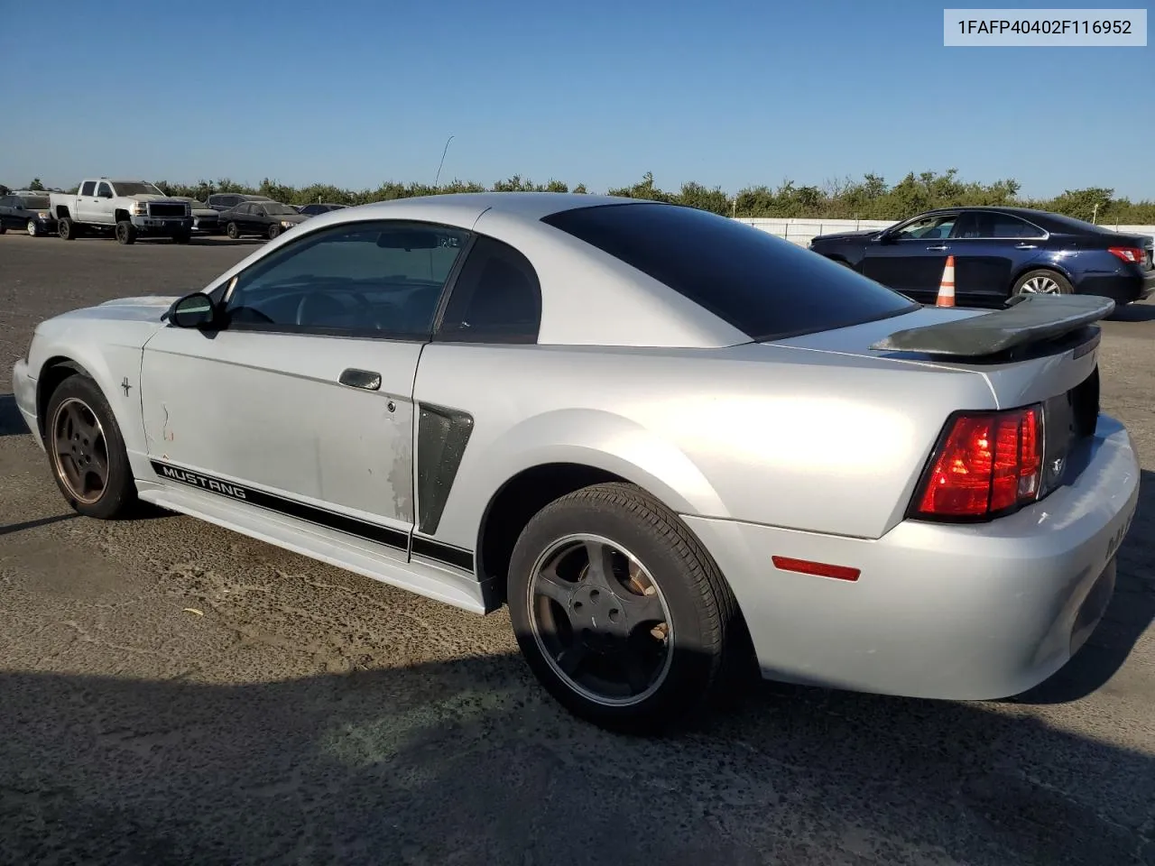 2002 Ford Mustang VIN: 1FAFP40402F116952 Lot: 67210044