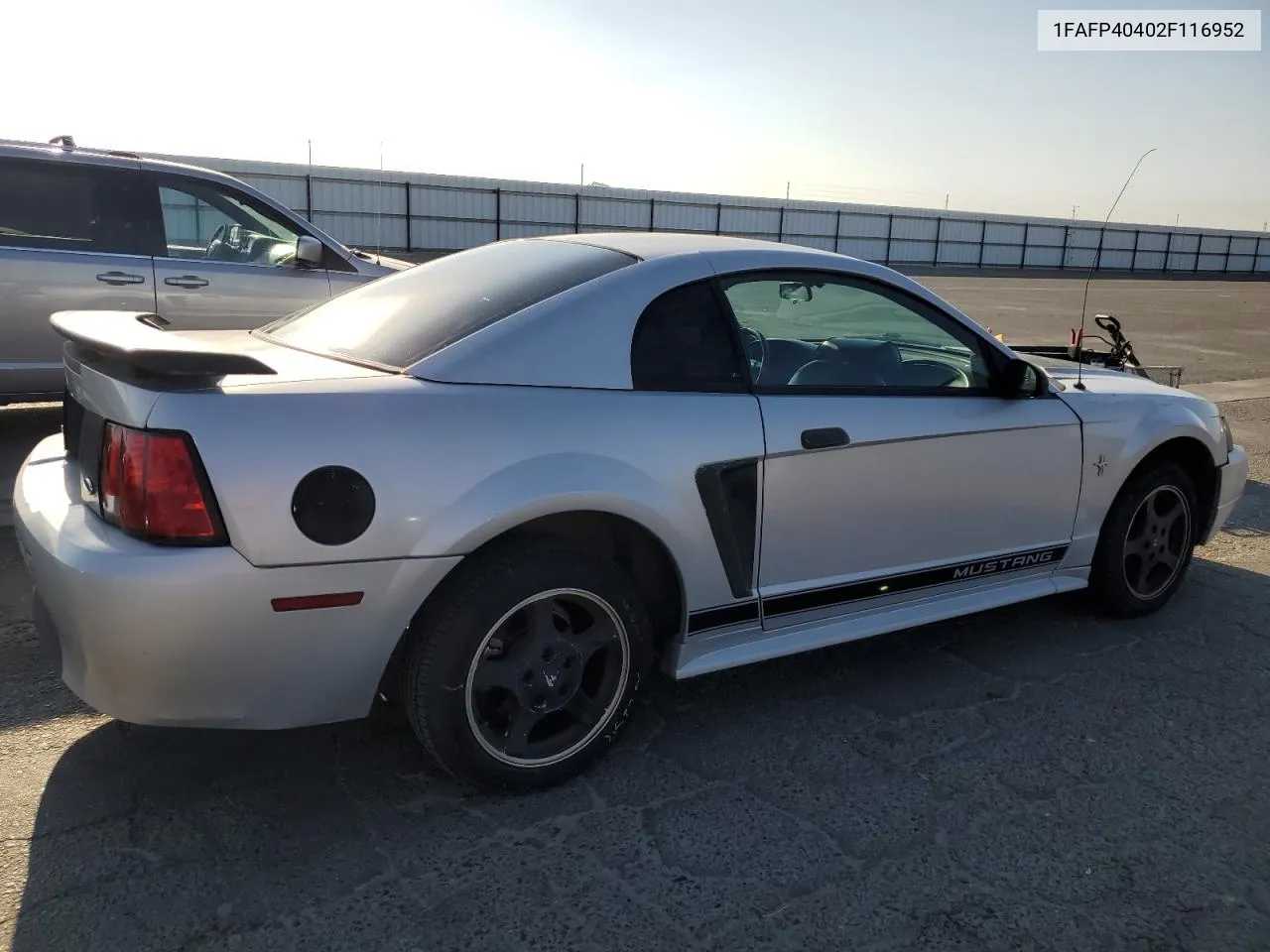 2002 Ford Mustang VIN: 1FAFP40402F116952 Lot: 67210044