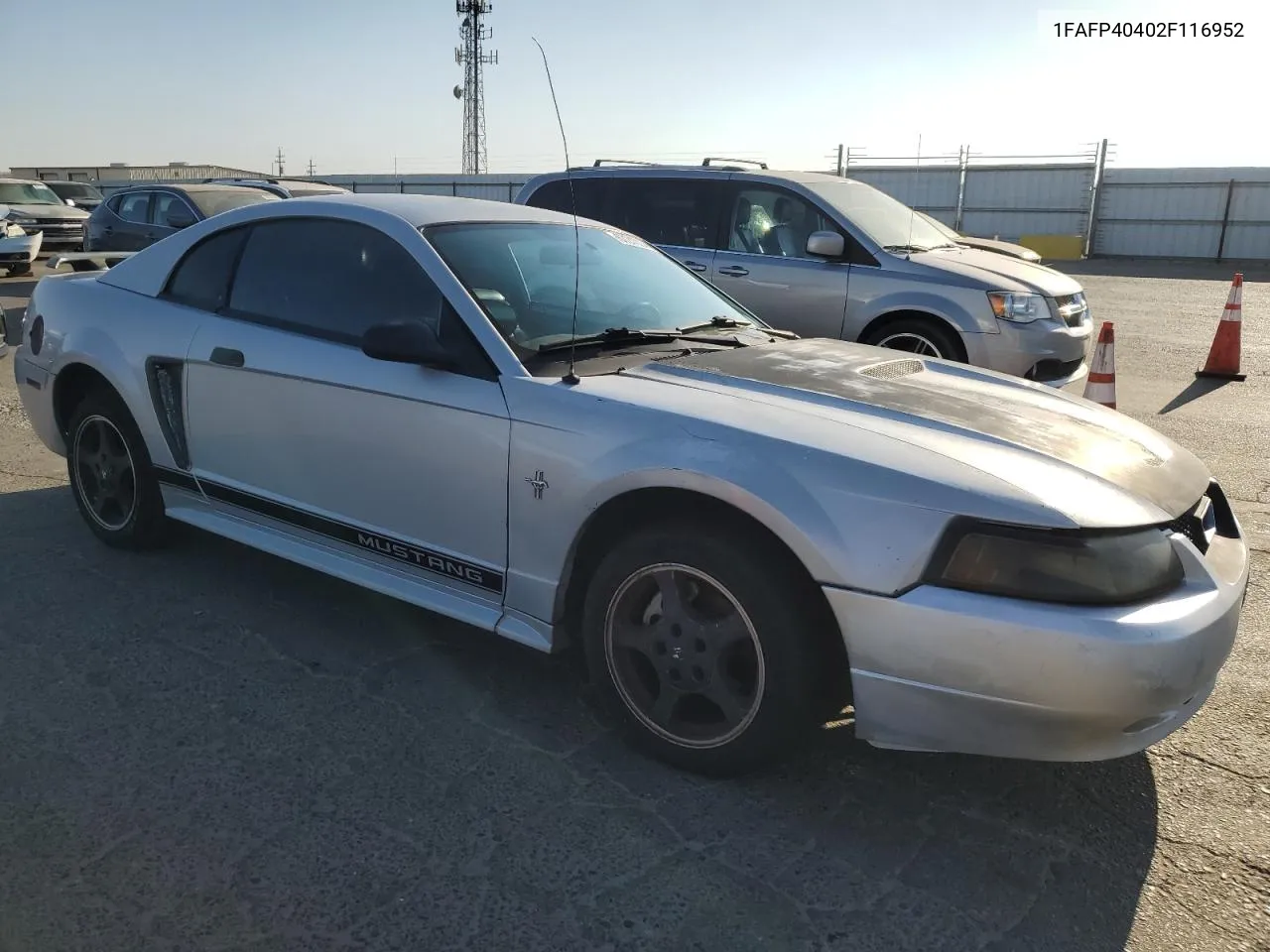 2002 Ford Mustang VIN: 1FAFP40402F116952 Lot: 67210044