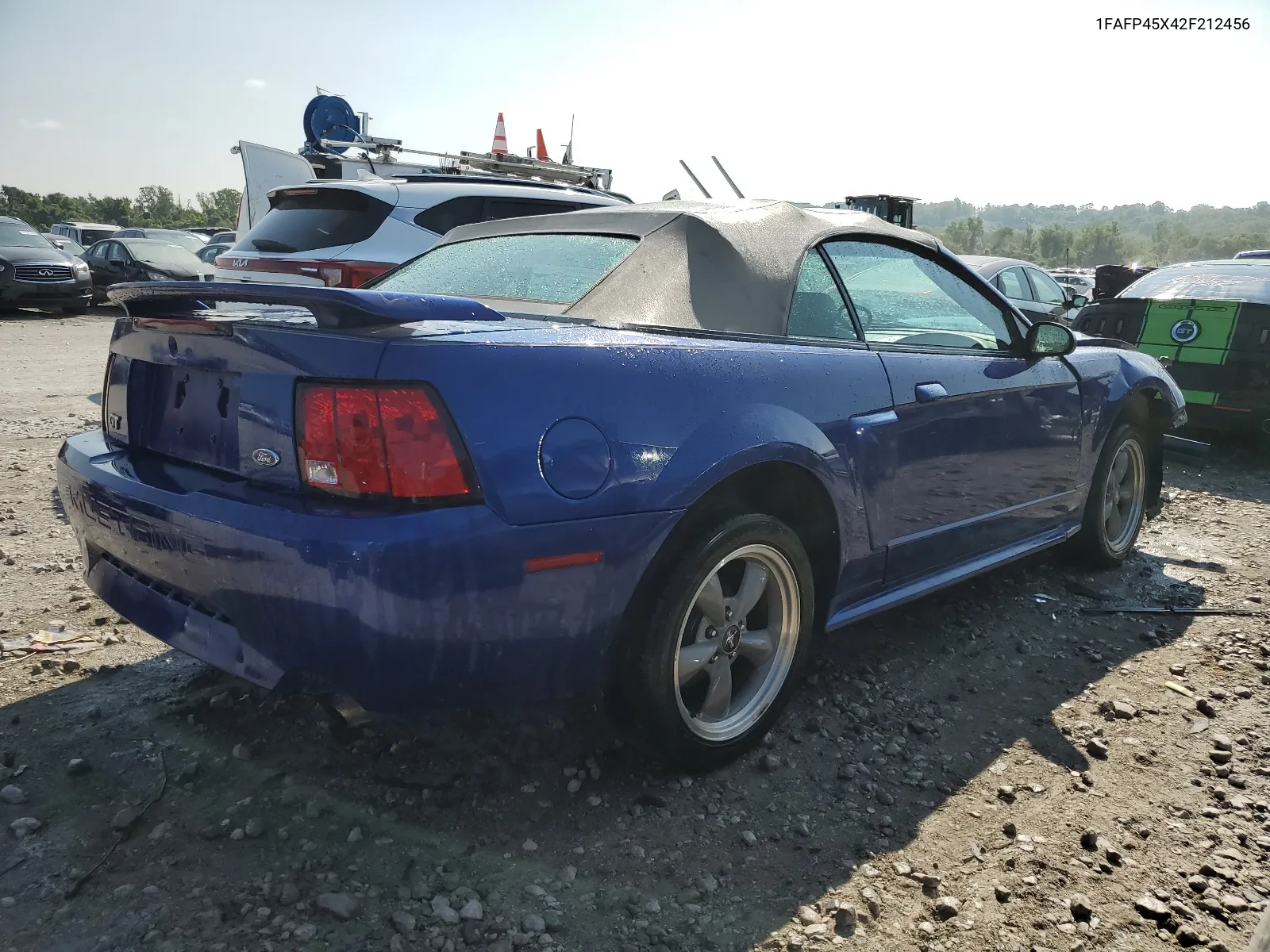 2002 Ford Mustang Gt VIN: 1FAFP45X42F212456 Lot: 67304394