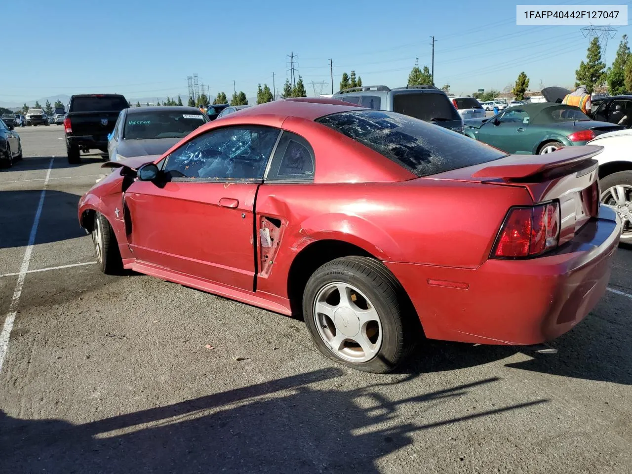 2002 Ford Mustang VIN: 1FAFP40442F127047 Lot: 67797124