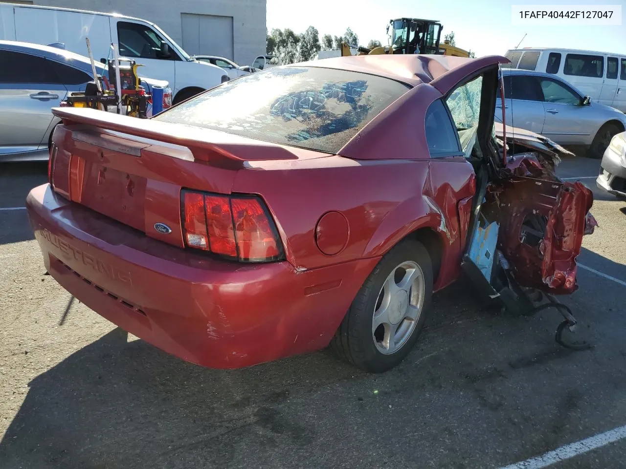 2002 Ford Mustang VIN: 1FAFP40442F127047 Lot: 67797124