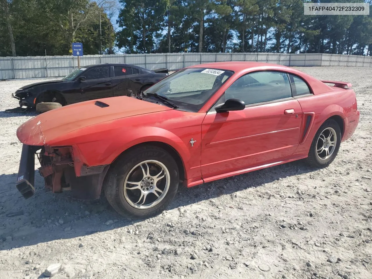 2002 Ford Mustang VIN: 1FAFP40472F232309 Lot: 70245634