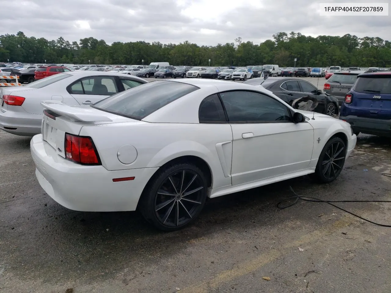 2002 Ford Mustang VIN: 1FAFP40452F207859 Lot: 71051934