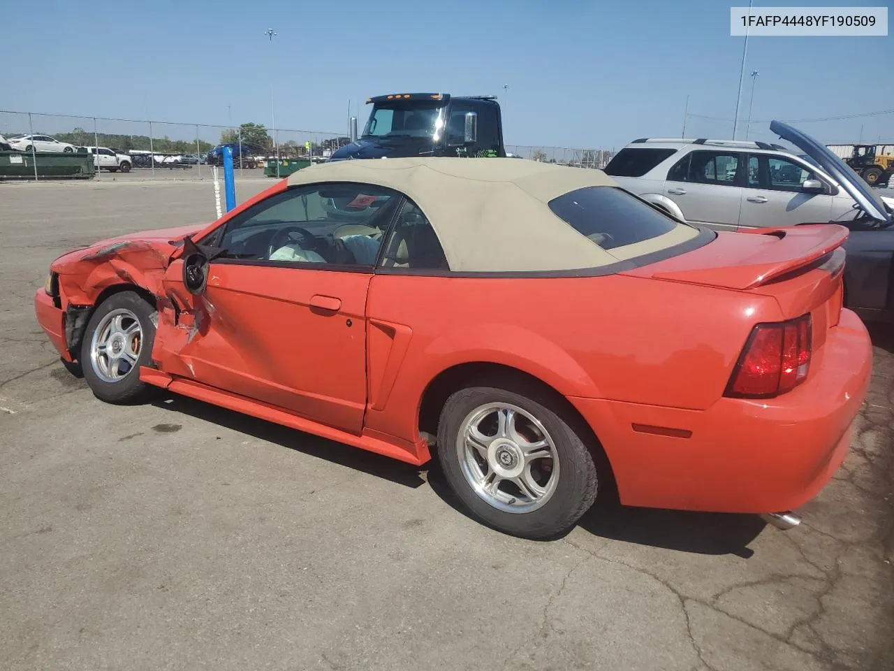 2002 Ford Mustang VIN: 1FAFP4448YF190509 Lot: 71730764