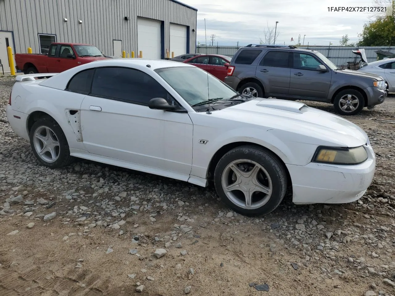 2002 Ford Mustang Gt VIN: 1FAFP42X72F127521 Lot: 72291094