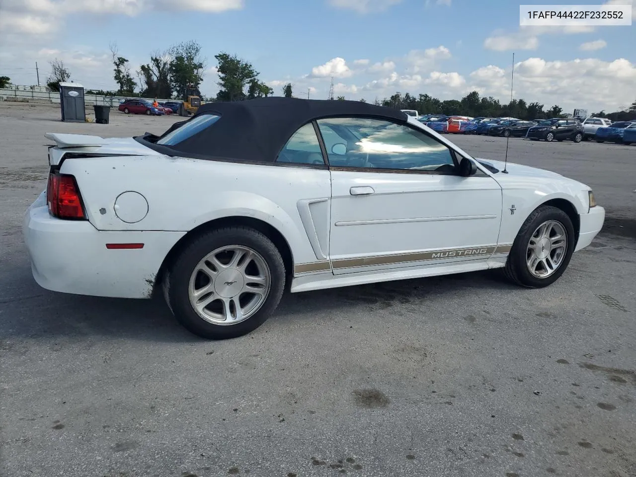 2002 Ford Mustang VIN: 1FAFP44422F232552 Lot: 73368344