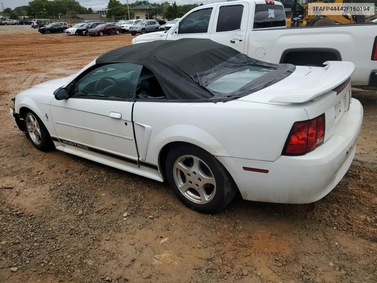 2002 Ford Mustang VIN: 1FAFP44442F180194 Lot: 73387494