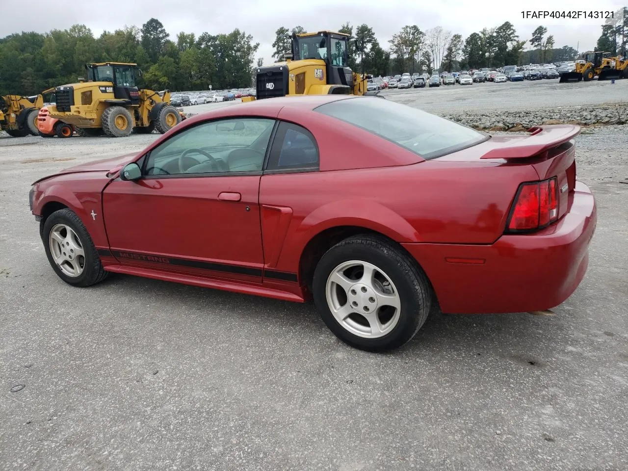 2002 Ford Mustang VIN: 1FAFP40442F143121 Lot: 73757664