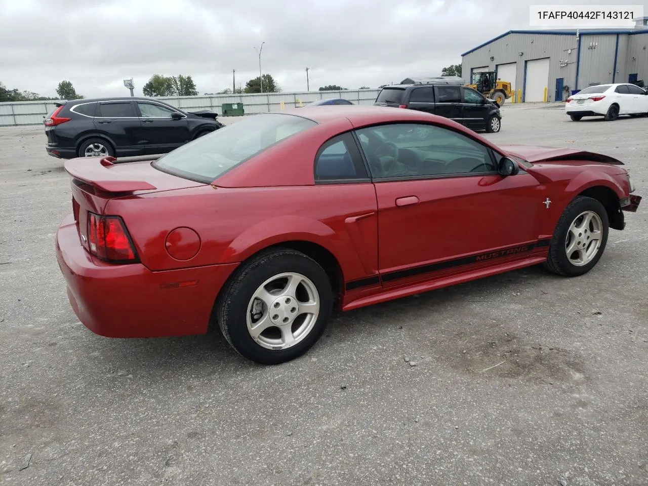 2002 Ford Mustang VIN: 1FAFP40442F143121 Lot: 73757664