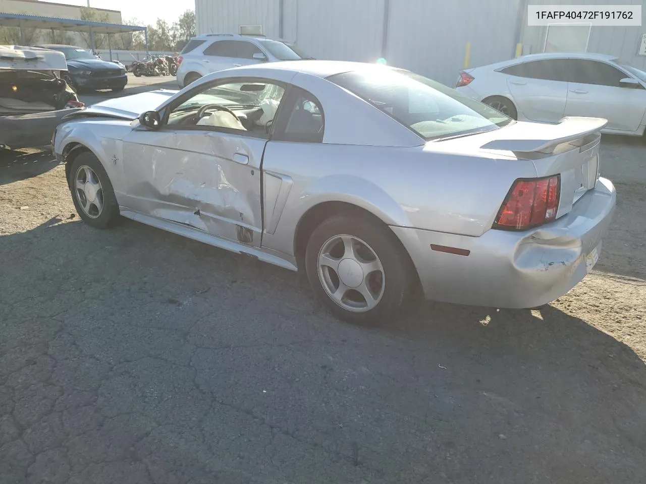 2002 Ford Mustang VIN: 1FAFP40472F191762 Lot: 73783904