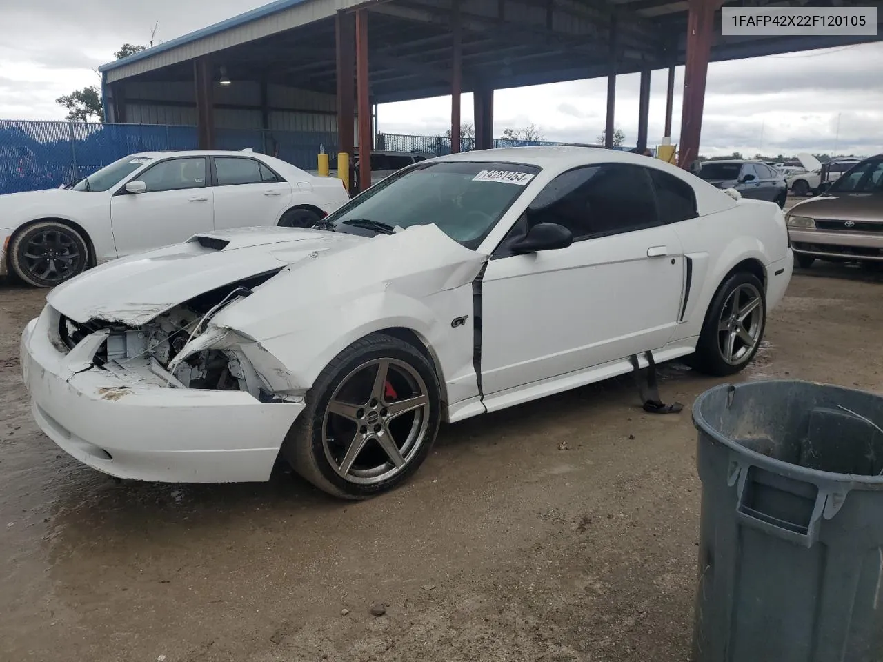 2002 Ford Mustang Gt VIN: 1FAFP42X22F120105 Lot: 74281454