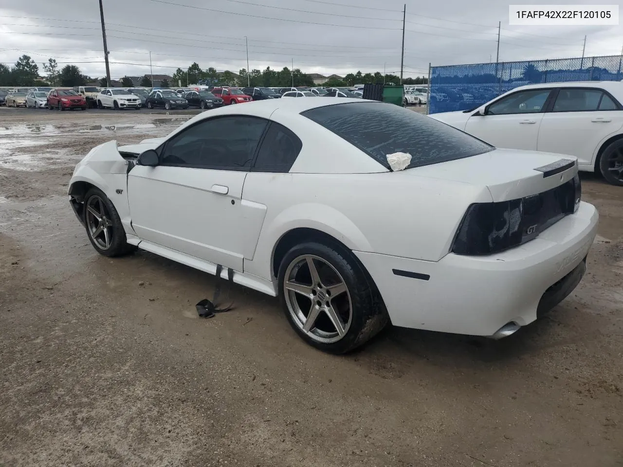 2002 Ford Mustang Gt VIN: 1FAFP42X22F120105 Lot: 74281454