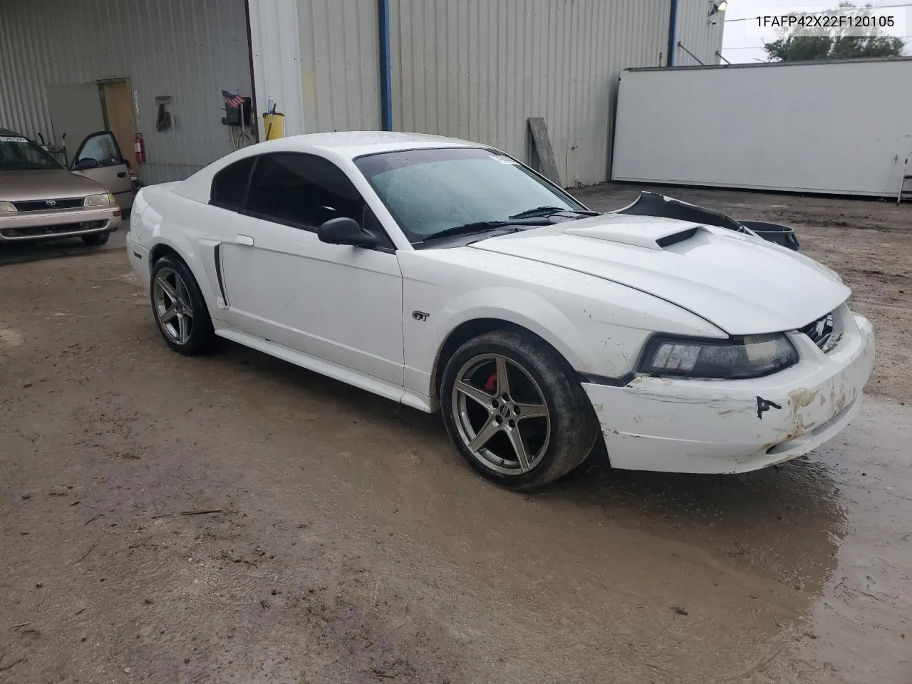 2002 Ford Mustang Gt VIN: 1FAFP42X22F120105 Lot: 74281454