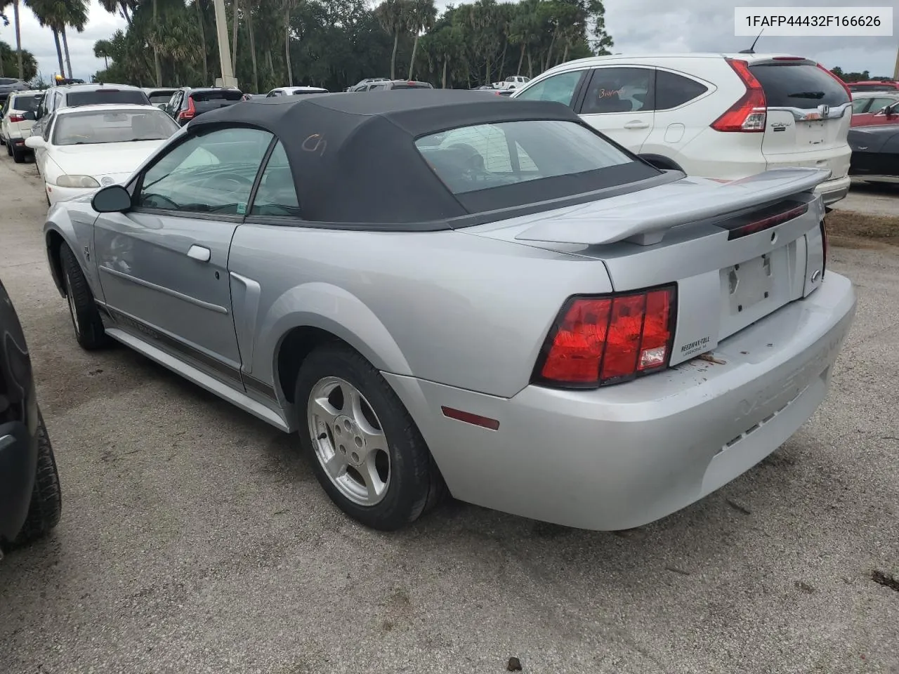 2002 Ford Mustang VIN: 1FAFP44432F166626 Lot: 74512604