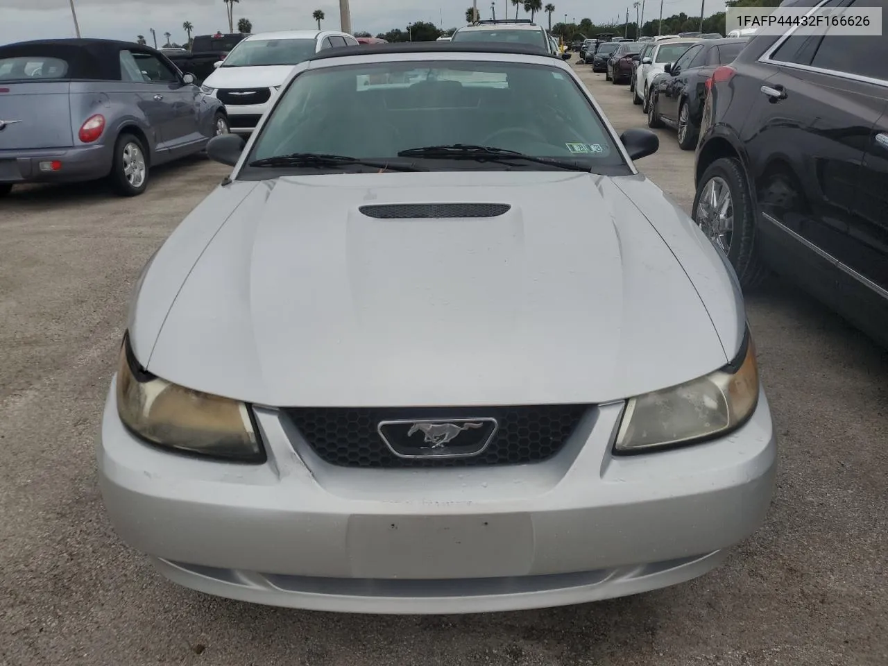 2002 Ford Mustang VIN: 1FAFP44432F166626 Lot: 74512604