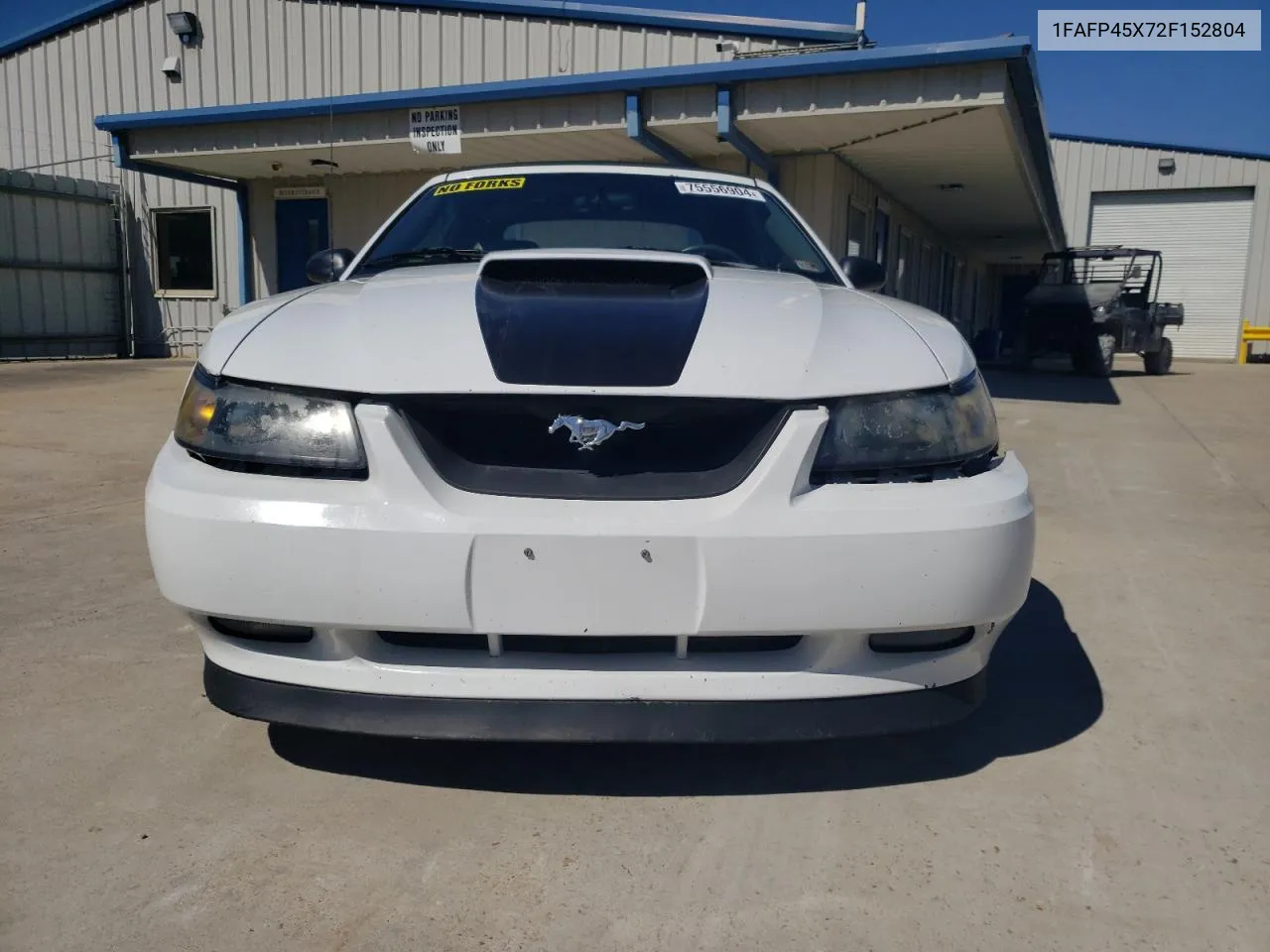 2002 Ford Mustang Gt VIN: 1FAFP45X72F152804 Lot: 75556904