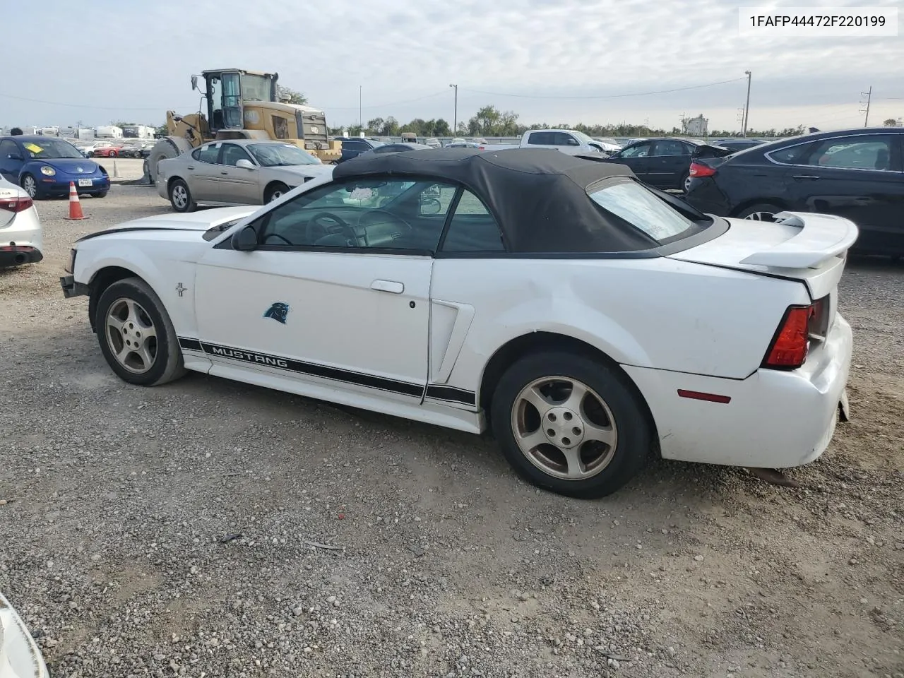 2002 Ford Mustang VIN: 1FAFP44472F220199 Lot: 76315604