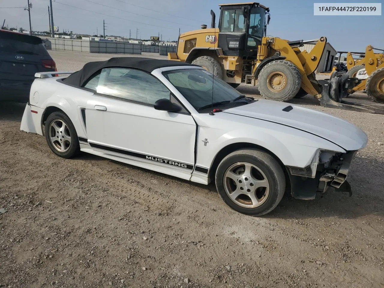 2002 Ford Mustang VIN: 1FAFP44472F220199 Lot: 76315604